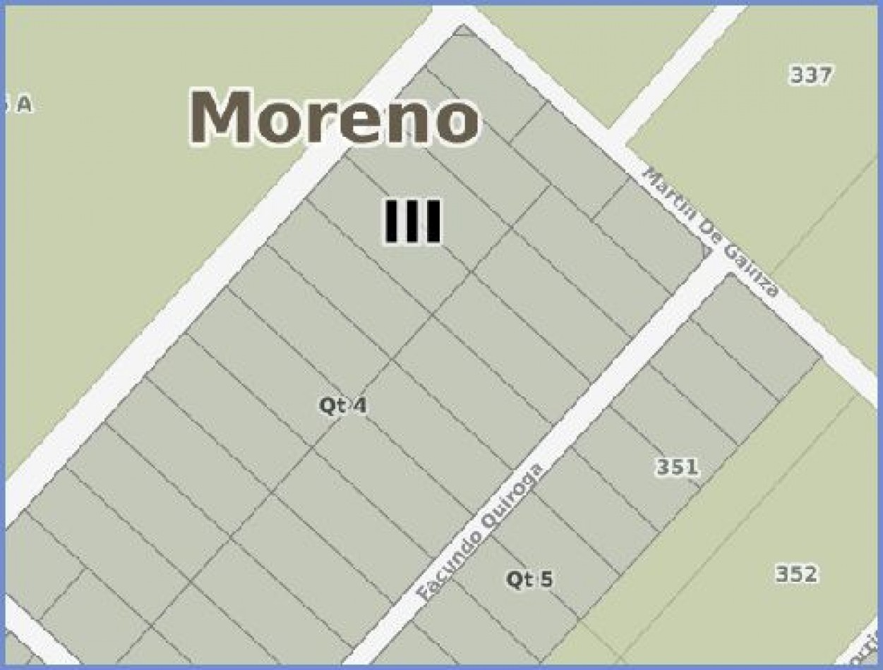 Fraccion de Terreno de 45.000 m2 en Moreno - Trujui a 5 min Acceso Oeste y Camino del Buenayre