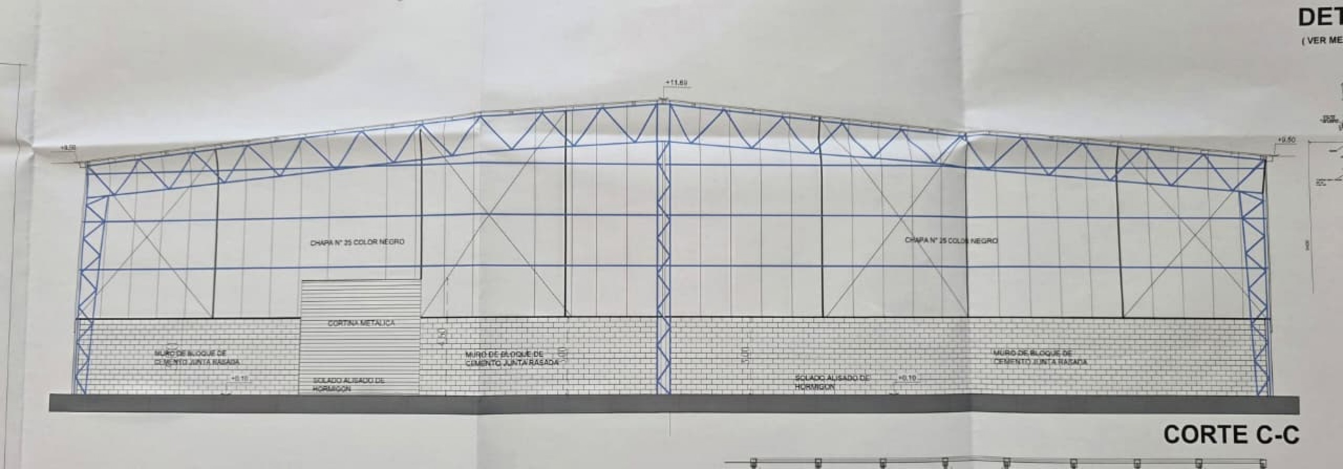 Galpon de 2000 sobre Terreno De 3200 M2 En Area De Promocion El Triangulo - Malvinas