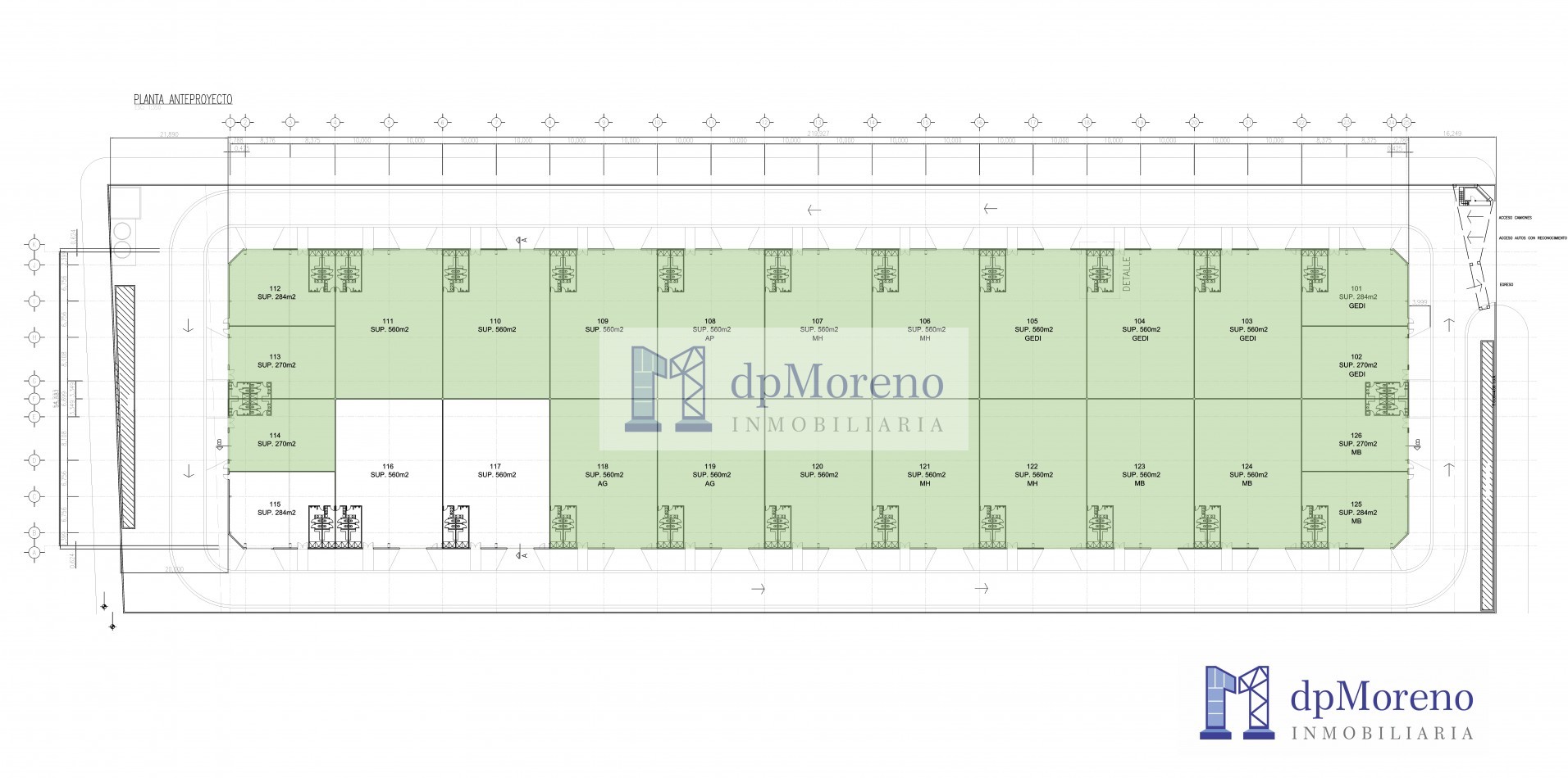 Galpon de 270 m2 dentro de predio cerrado en Parque Ind. Tigre a estrenar - Producto Gourmet