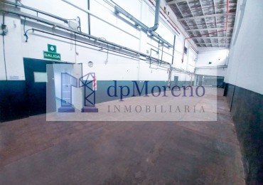 Galpon de 1000 m2 en Hurlingham dentro de predio Industrial con seguridad