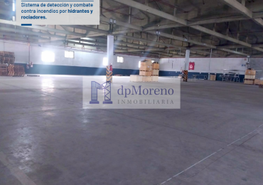 Galpon de 1176 m2 en Hurlingham dentro de predio Industrial con seguridad